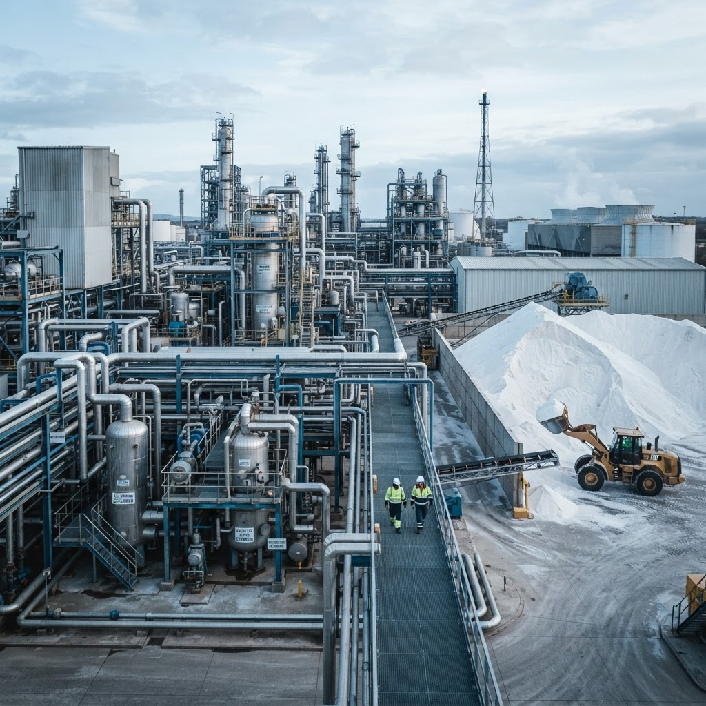 Industrial Salt in Chlor-Alkali and Chemical Manufacturing